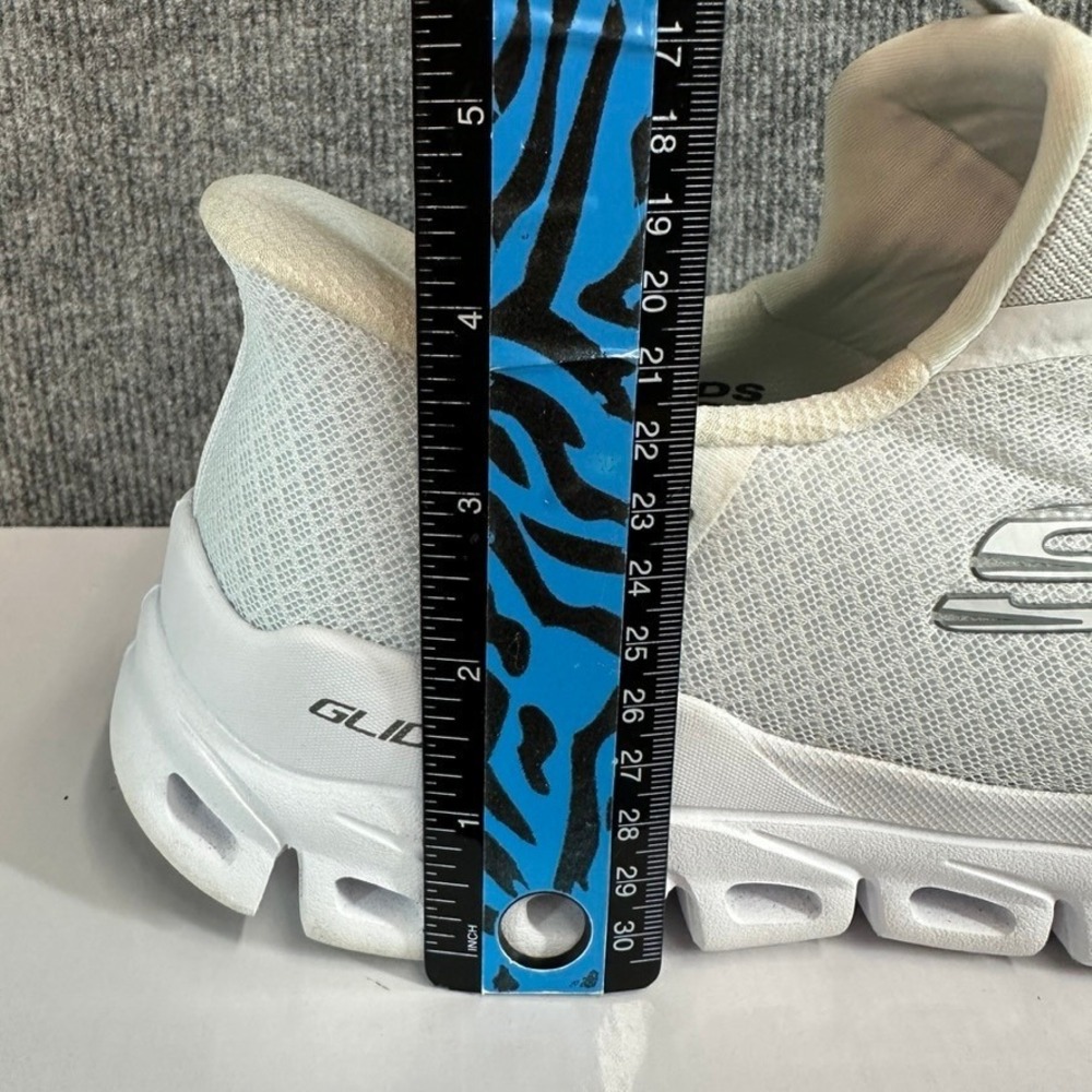 Skechers Hands Free Slip-ins Glide-Step Altus White Grey Sneakers Size 12 - Picture 13 of 14